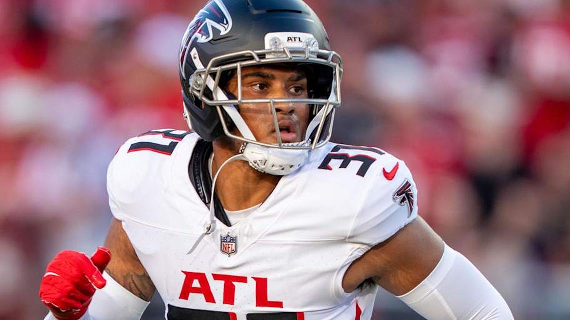  Falcons safety Xavier Watts is part of a great safety duo in Atlanta along with Jessie Bates III. | Kyle Terada-Imagn Images 