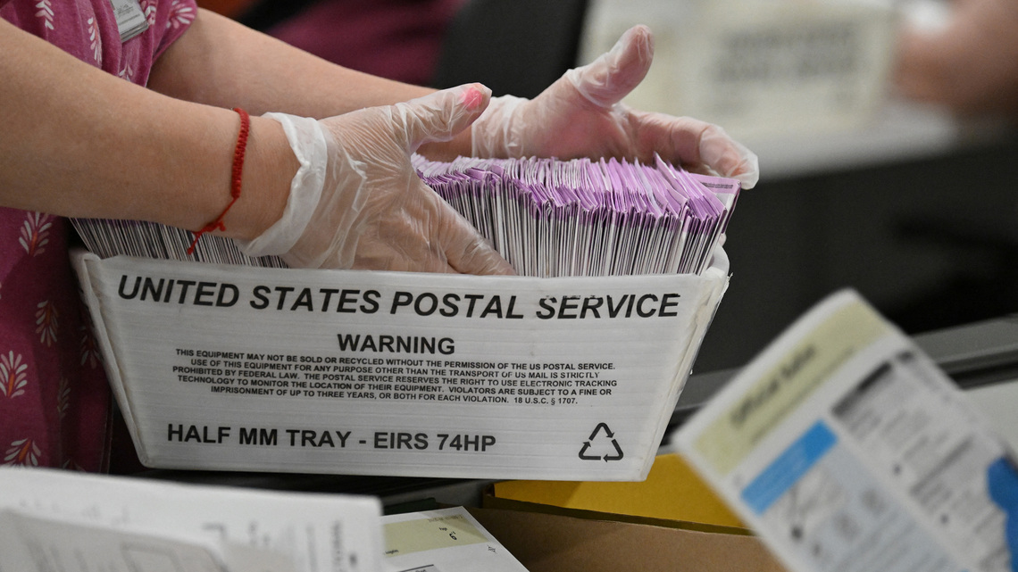 US Postal Service mail ballot curbs halted by judge for now