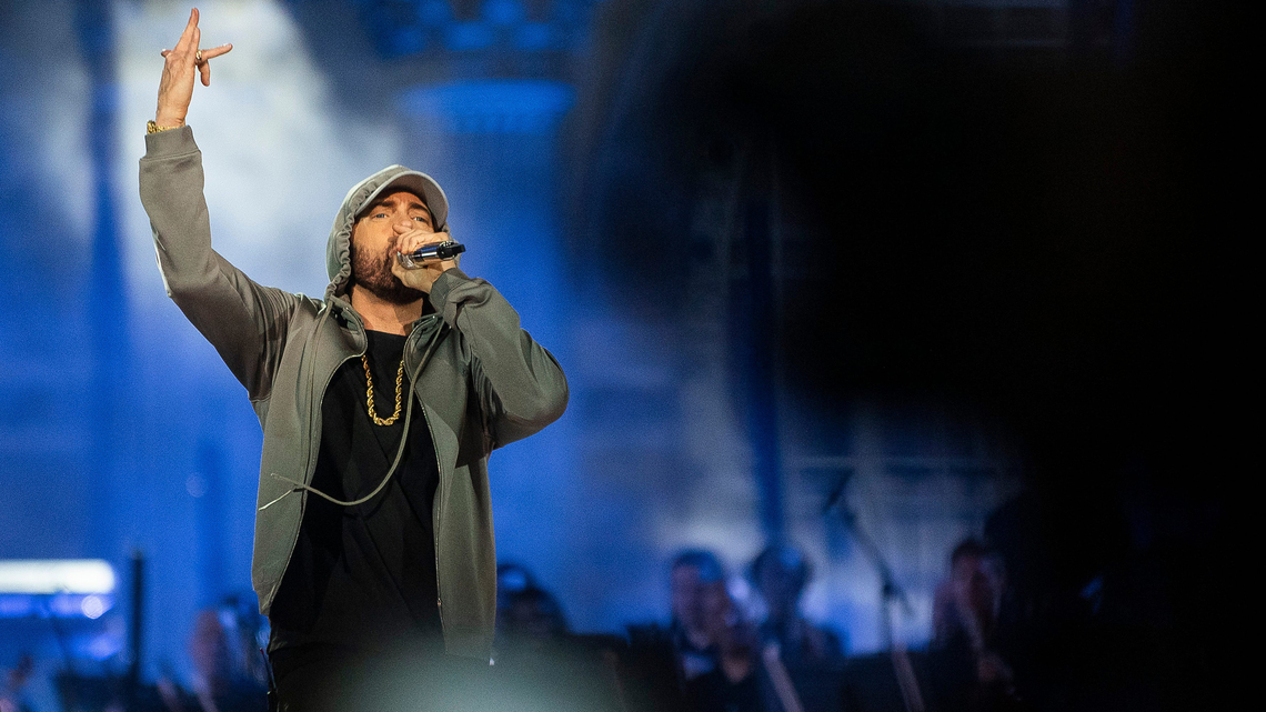 Eminem no longer on Kid Rock's '7 Sins.' Now he's on a different track 
