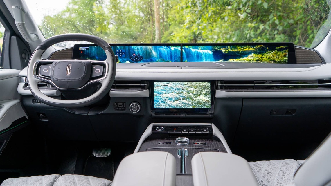 Lincoln Says Its Giant 48-Inch Screen Can Actually Reduce Stress 