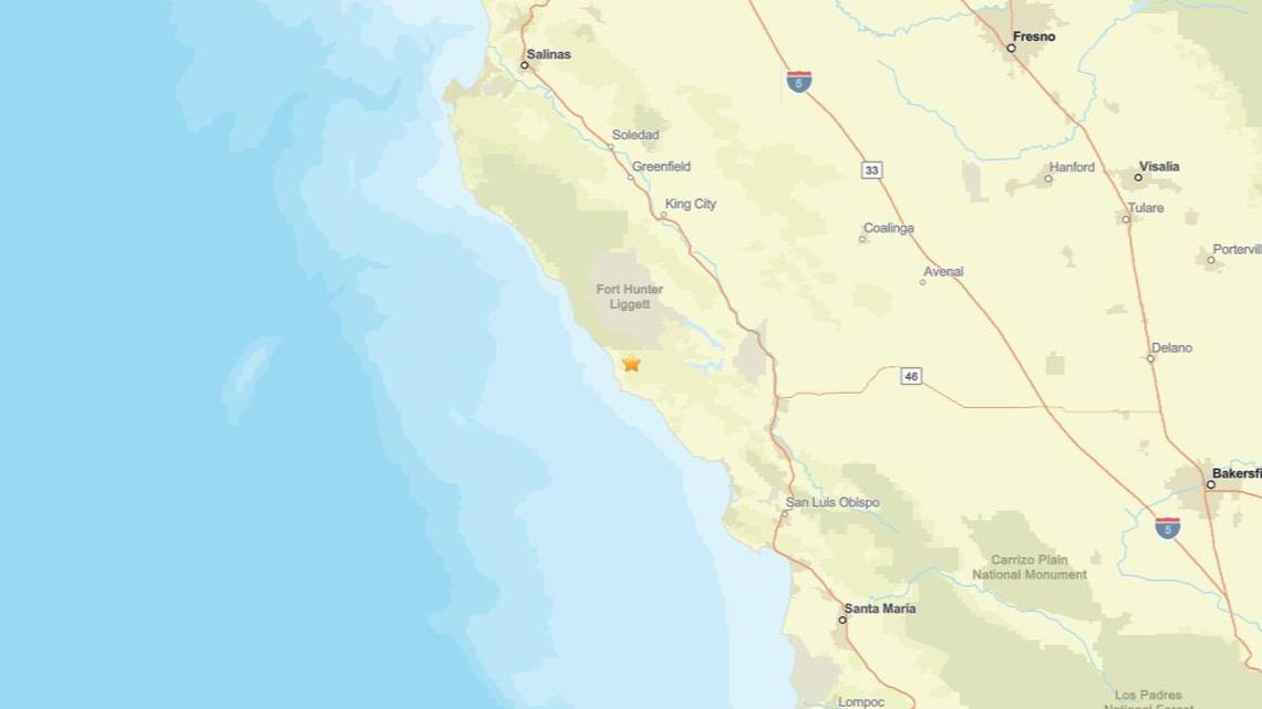 Update: Earthquake of 2.1 magnitude registered close to San Simeon, CA on March 26 