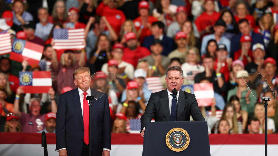 Audi CEO's appearance at Trump rally was 'deeply embarrassing', IG Metall head says 