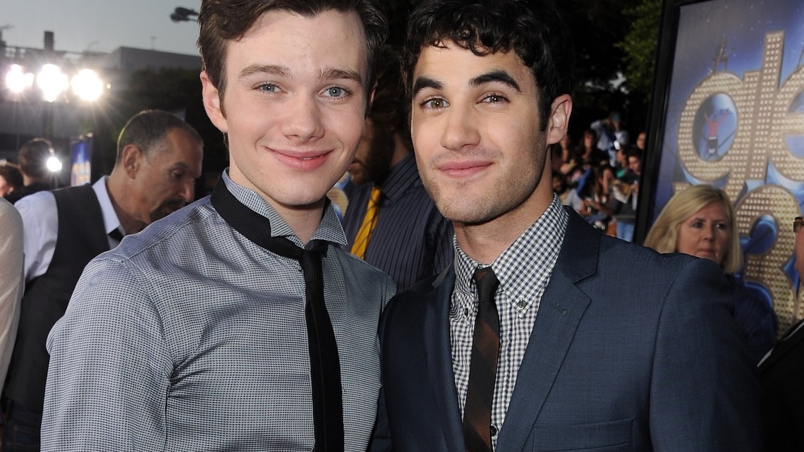 ‘Glee' Costars Chris Colfer and Darren Criss Reunite for London Performance 