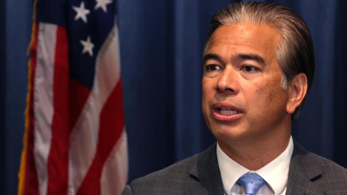 California Attorney General Rob Bonta, seen here at the California Department of Justice in downtown Los Angeles on July 23, 2025. Bonta and Secretary of State Shirley Weber said vote-by-mail primary ballots should be put in the mail at least a week before the June 2 election. (Genaro Molina/Los Angeles Times/TNS)