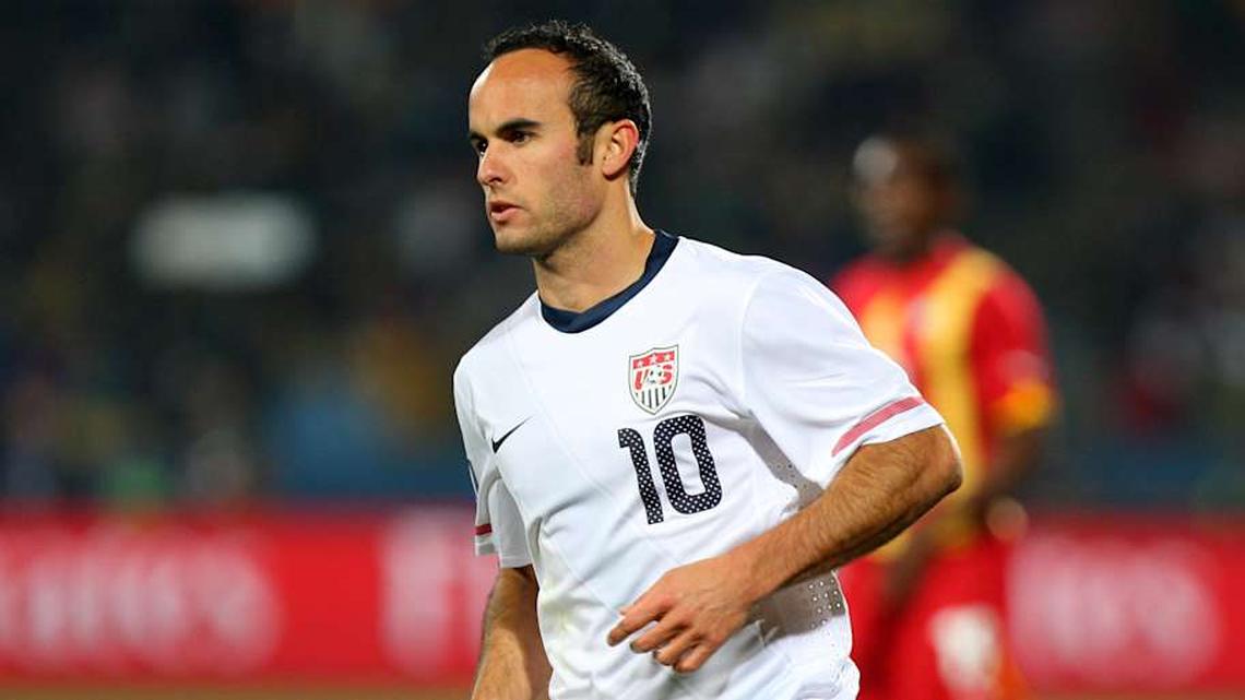  Landon Donovan was a key player for the USMNT from 2000–2014. | AMA/Corbis/Getty Images 