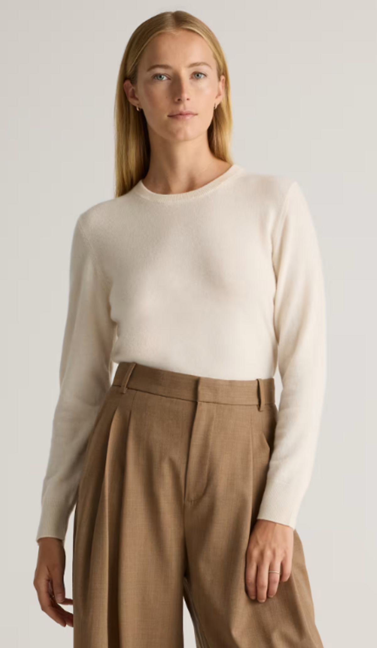  This cashmere wardrobe must-have is on sale now at Quince. Photo credit: Quince 
