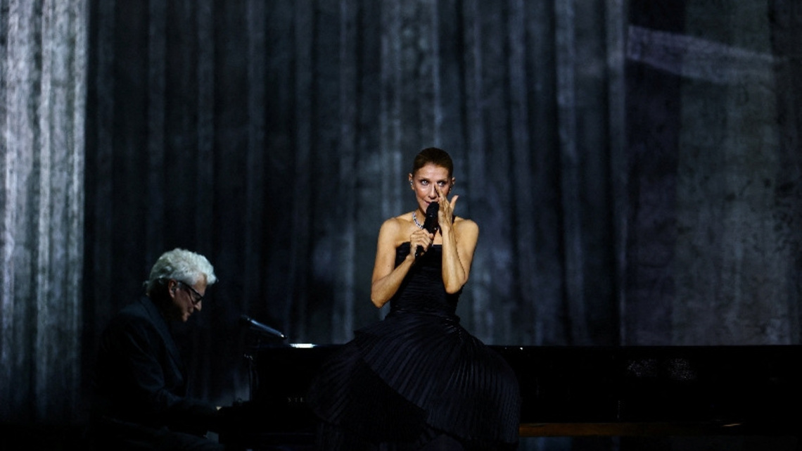 Paris cheers the power of Celine Dion 