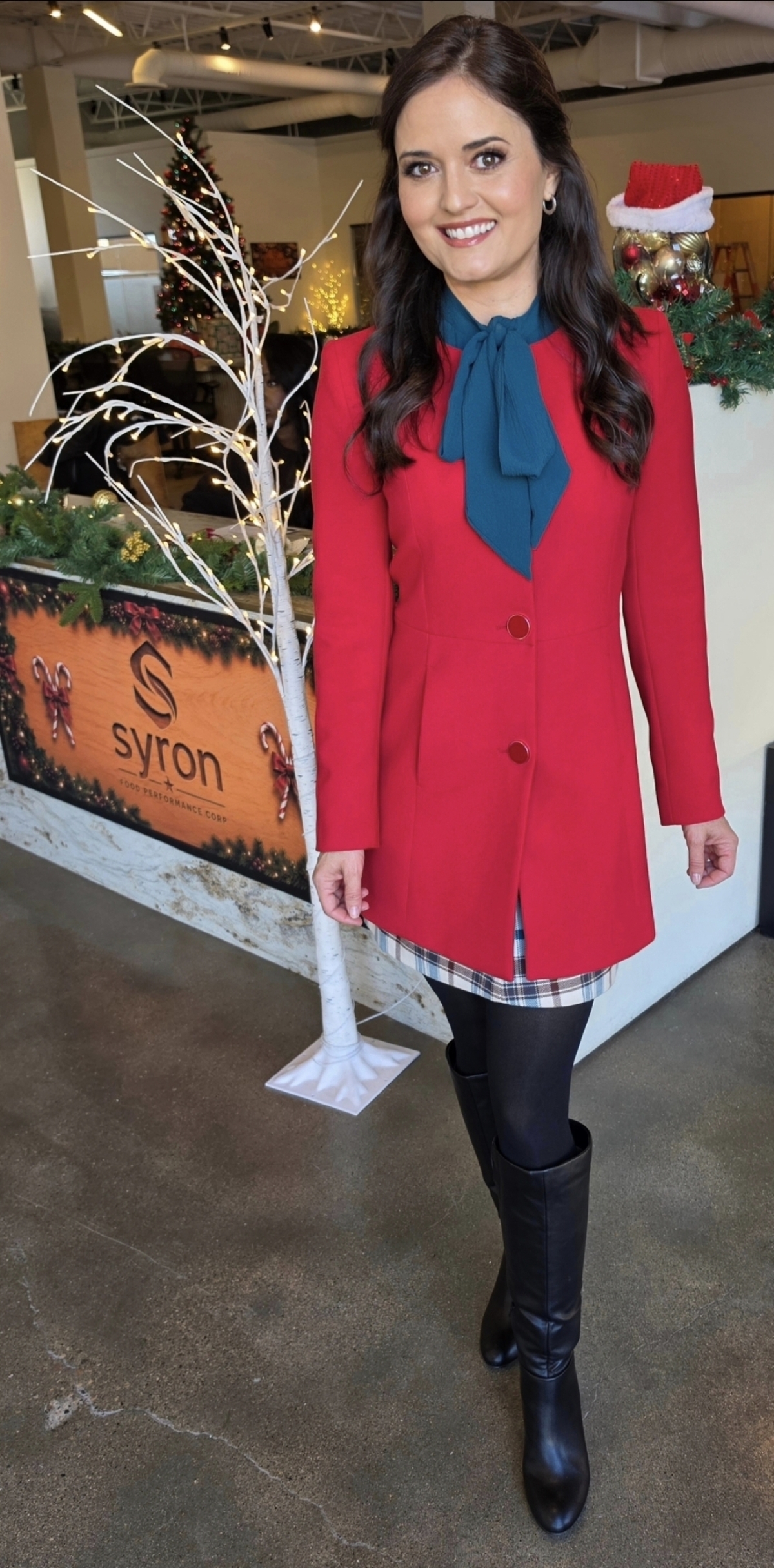 Danica McKellar on the set of ‘The Christmas Yes List,’ 2026Courtesy of Great American Media/Ashley Lamon