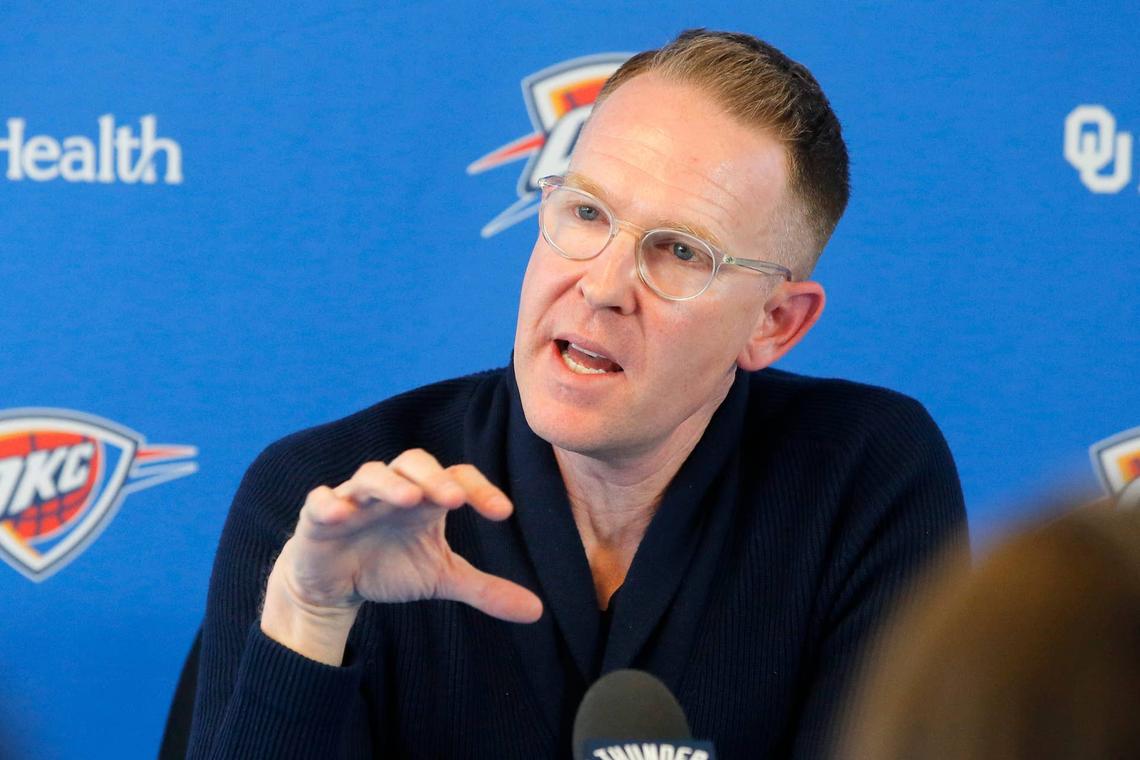  Thunder general manager Sam Presti. BRYAN TERRY/THE OKLAHOMAN-USA TODAY NETWORK