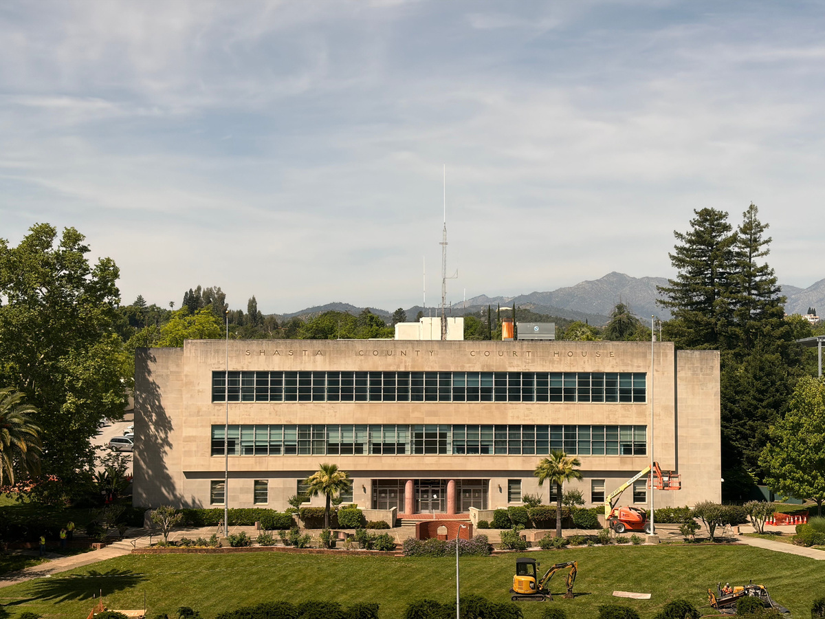 The old Shasta County Courthouse is shown on Tuesday, May 12, 2026.