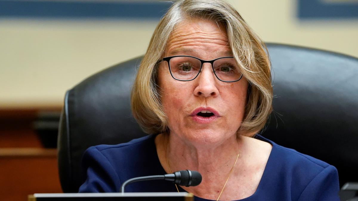 Rep. Mariannette Miller-Meeks, R-Iowa, speaks during a House Select Subcommittee on the Coronavirus Crisis hearing on Capitol Hill in Washington, U.S., May 19, 2021. Susan Walsh/Pool via REUTERS