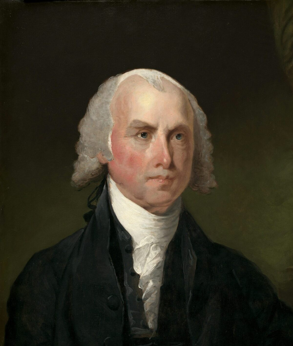 Founder James Madison, frustrated when pushed to define the U.S. government, said the ordinary ‘political vocabulary' fell short. Painting by Gilbert Stuart, National Gallery 