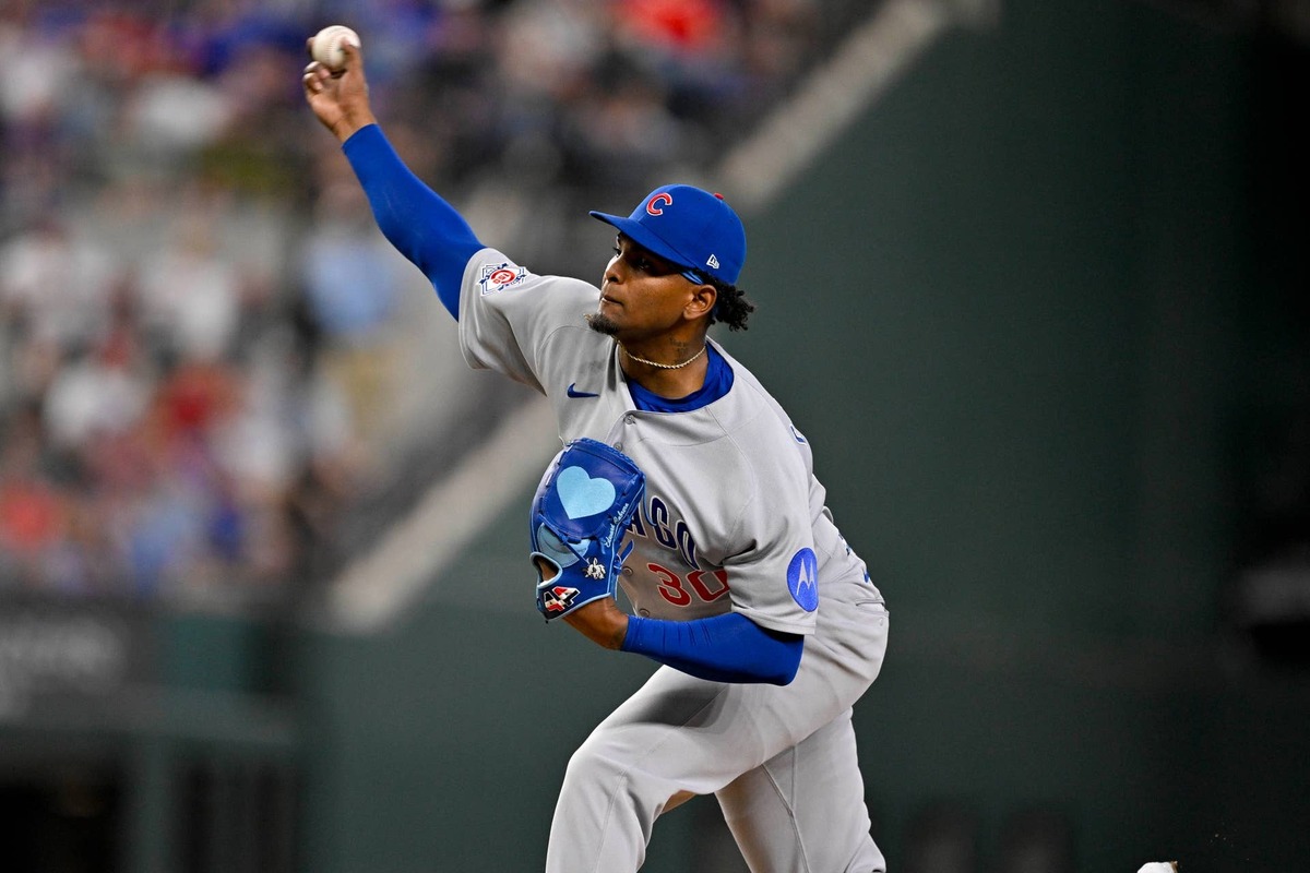  Chicago Cubs pitcher Edward Cabrera (30) Jerome Miron-Imagn Images
