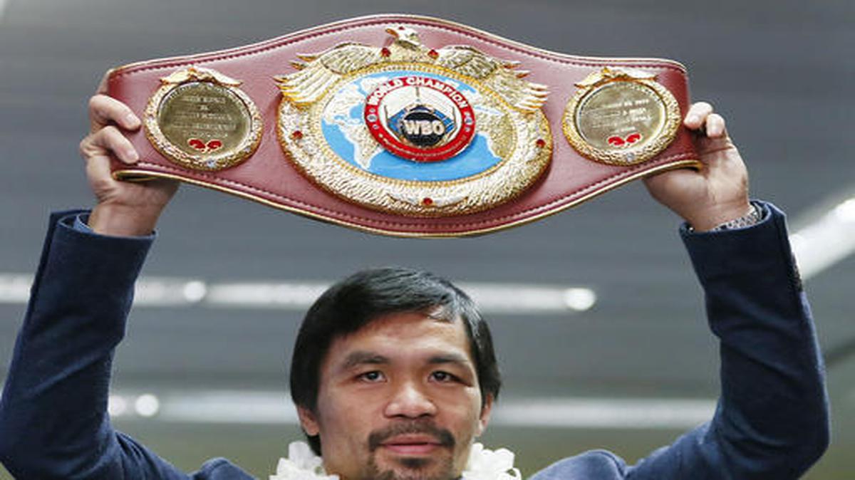 El filipino Manny Pacquiao cuenta con 59 victorias en 67 combates en su larga trayectoria en el boxeo.