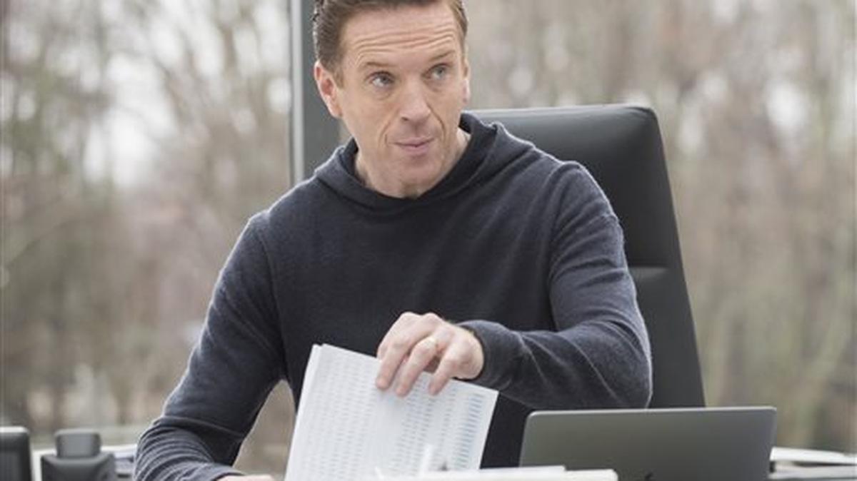 Imagen de Damian Lewis en una escena de la serie "Billions"